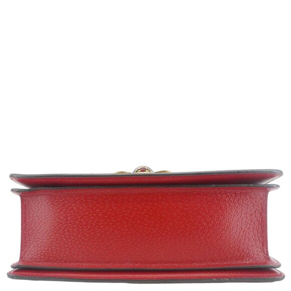 Gucci Queen Margaret Bee GG Supreme Canvas Shoulder Bag Red 476541 - Picture 11 of 16